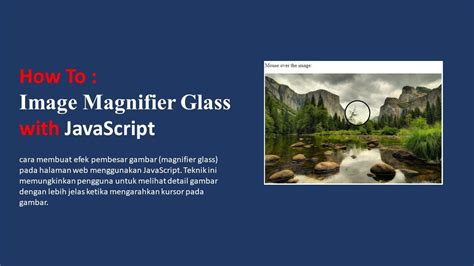 Magnifier In Javascript