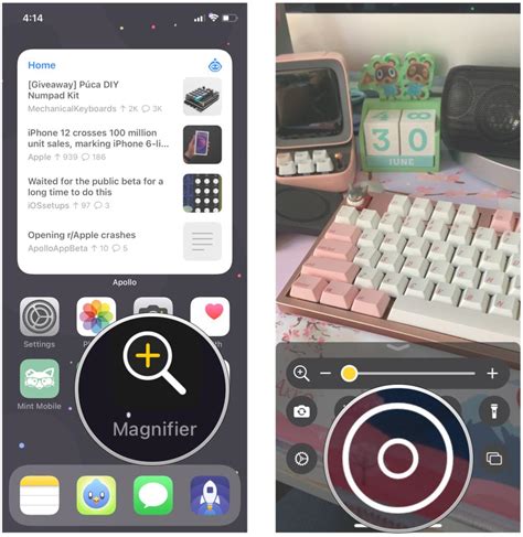 Magnifier Use In Iphone