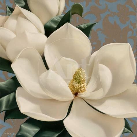 "Heirloom Magnolia on Black" Canvas Art Print eBay
