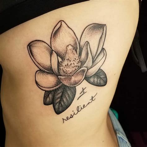 Inspirational Magnolia Tattoo Design 2023
