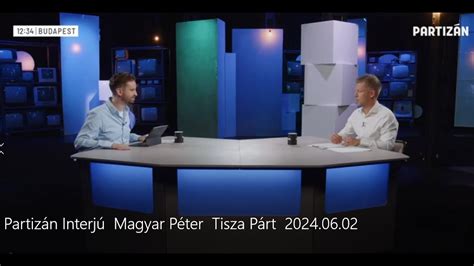 magyar péter interjú partizán youtube