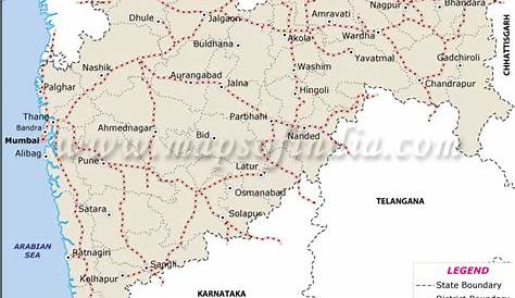 Maharashtra Railway Line Map Buy