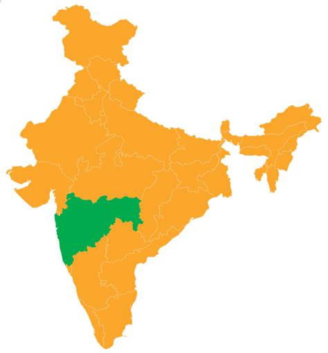 maharashtra in india map png