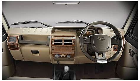 Mahindra Bolero Camper Gold VX dual tone interior