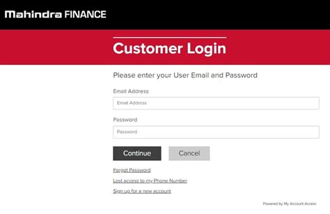 mahindra finance login