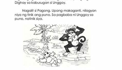Si Pagong at si Matsing | Big book, Children's picture books, Language