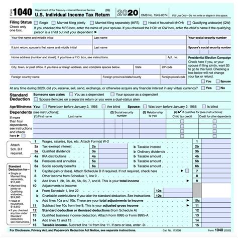 mail 1040 tax return