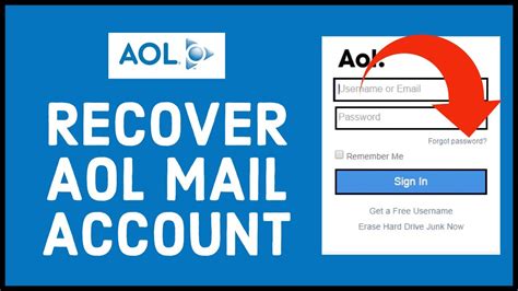 mail aol login password reset