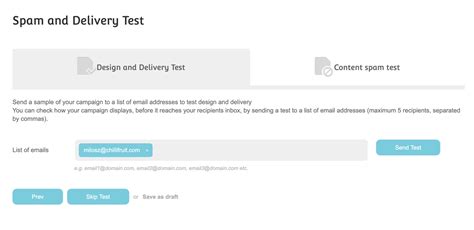 Mail Delivery Test