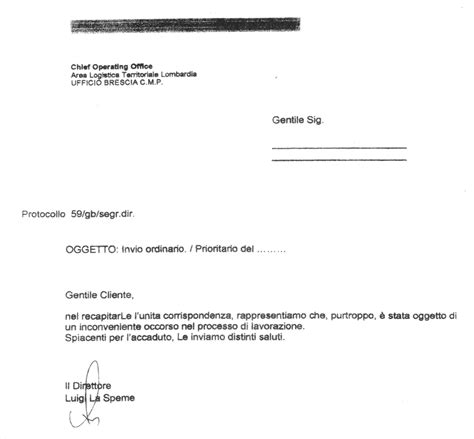 mail di scuse per ritardo nella risposta