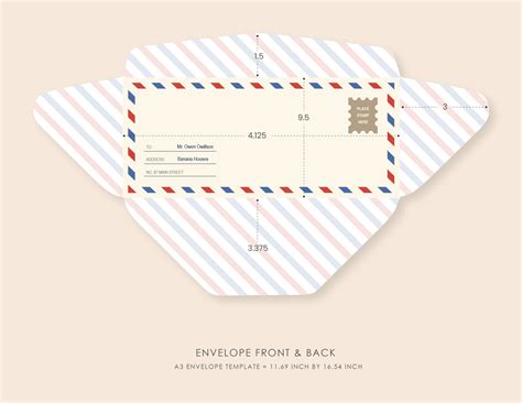 Mail Envelope Template Free
