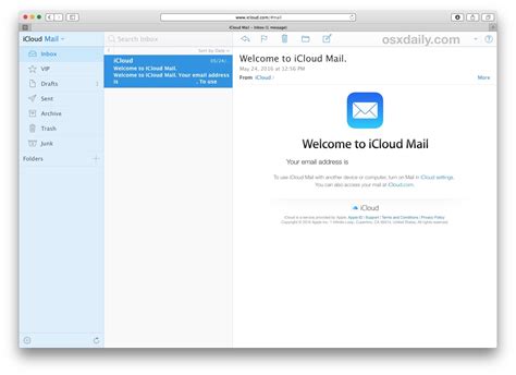 mail icloud inbox