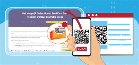 mail merge qr code