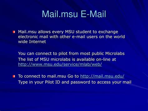 MSU Email Login Guide