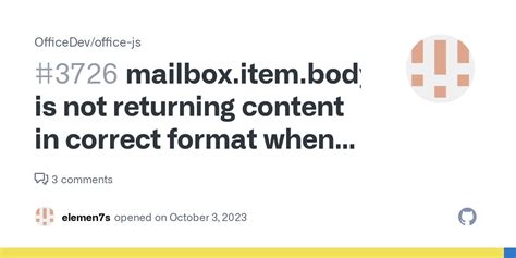 Mailbox Format Is Not Correct