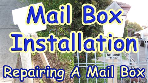 Mailbox Install Repair