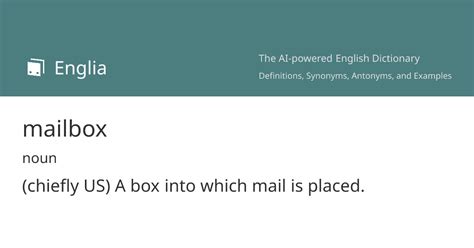 Mailbox Items Definition