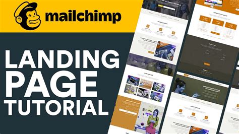 mailchimp landing page tutorial