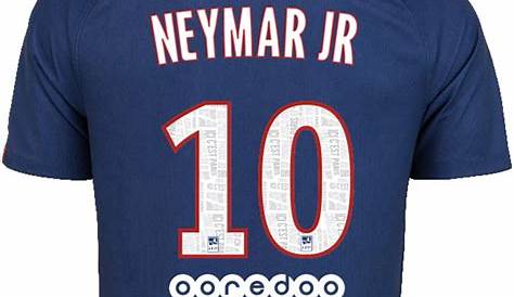 Enfant Maillot Neymar Jr 10 Tenues Domicile Bleu Royal Manches Longues
