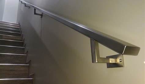Main courante ronde alu anodisé sécurité escaliers norme