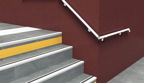 Main Courante Escalier Interieur Aluminium Articulation Poli Pour OBAPI