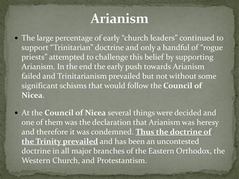main beliefs of arianism
