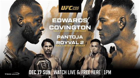 main card ufc 296