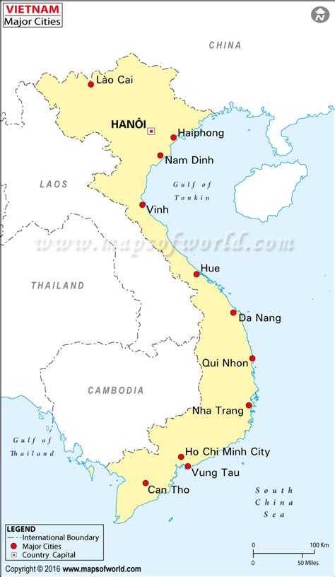 main cities of vietnam
