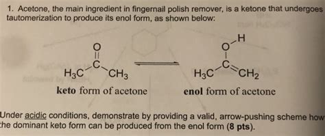 Main Ingredient In Acetone