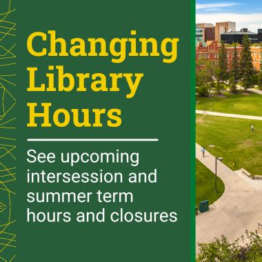 Main Library Hours Uofa