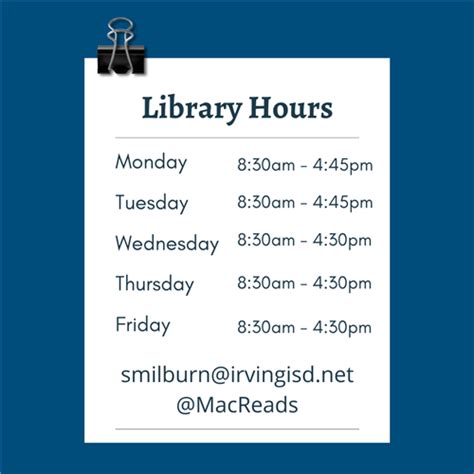 main public library hours