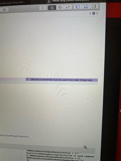 Main Thread In Swift Ios