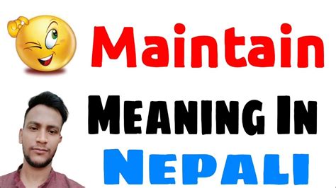 maintain meaning in nepali