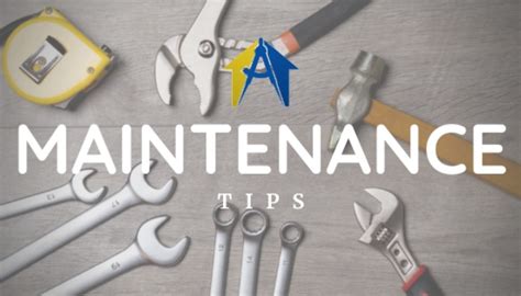 Maintenance Tips