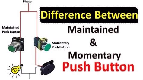 Maintained Switch Vs Momentary Switch
