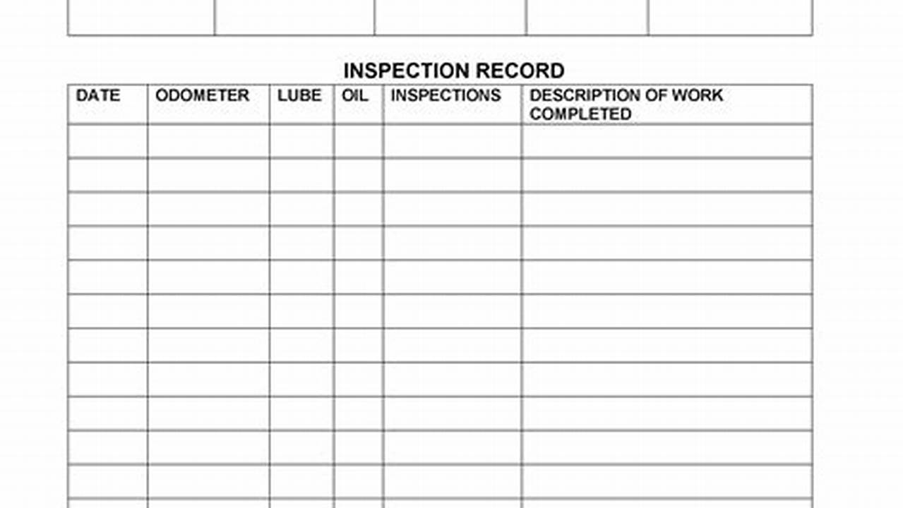 Uncover Hidden Insights: The Ultimate Guide to Maintenance Record Templates for Excel