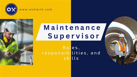 Maintenance Supervisor Vacancy