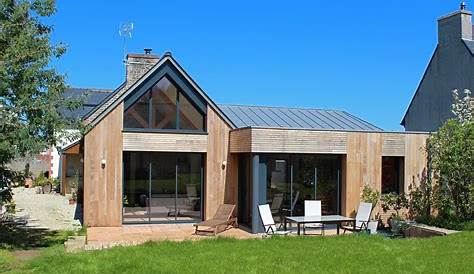 Maison passive en pierre et bois Bardage maison