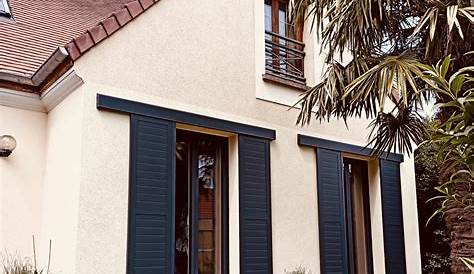 Maison Facade Blanche Volet Gris Anthracite in 2020