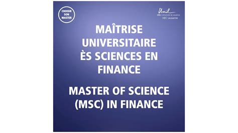 maitrise en finance hec