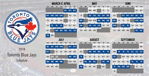 major league baseball schedule blue jays