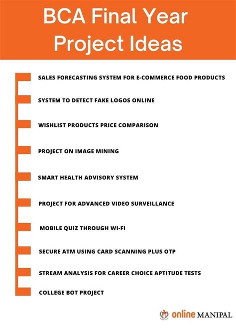  62 Essential Major Project Topics For Bca Final Year Best Apps 2023