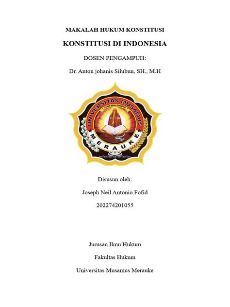 makalah hukum konstitusi pdf