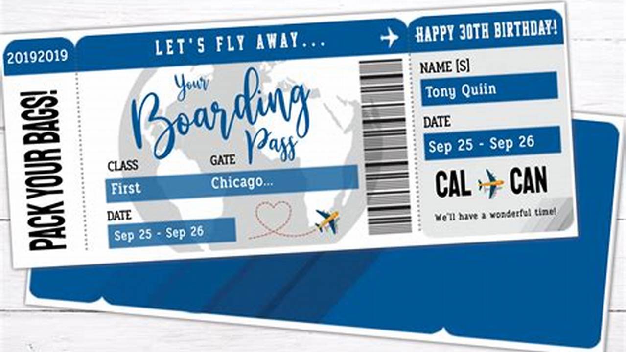Discover the Secrets of Creating Memorable Fake Plane Ticket Gifts