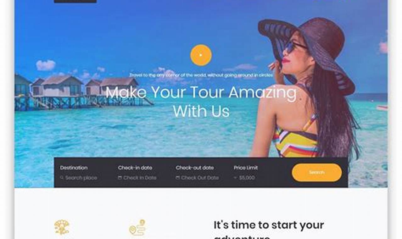 make a travel website