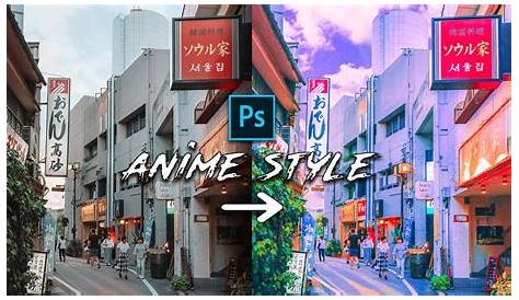 90's Anime Filter : Adobe Photoshop