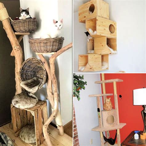 How to Build a DIY Cat Tree howtos DIY