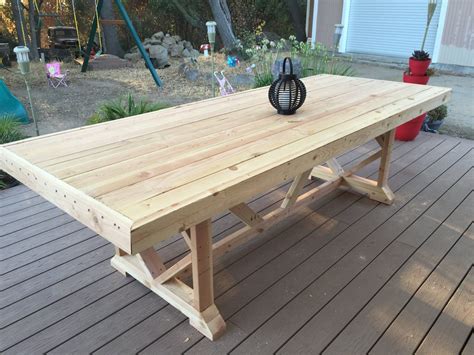Outdoor Wood Dining Patio Table Rustic Reclaimed Salvaged Etsy