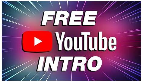 Make Youtube Channel Intro Online Free