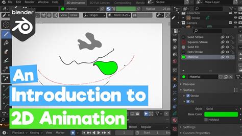 make 2d animation in blender